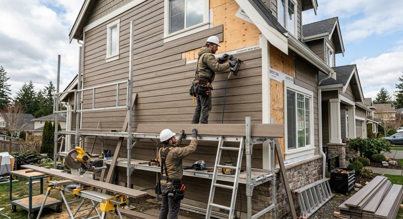 Composite Siding Installation in Fayetteville, TN