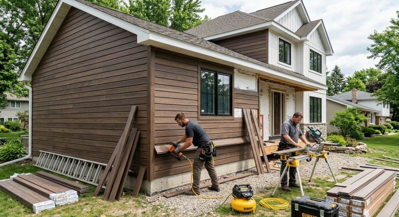 Composite Siding Installation in Marshall County, TN