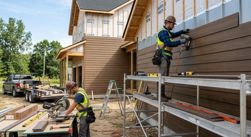 Composite Siding Installation in Marshall County, TN