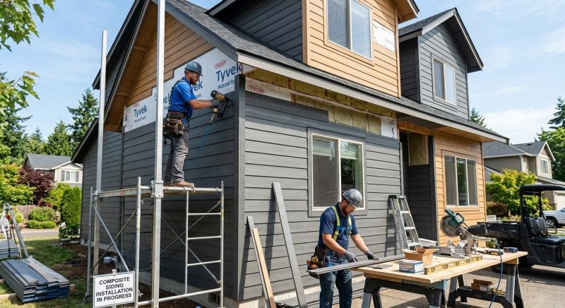 Composite Siding Installation in Shelbyville, TN