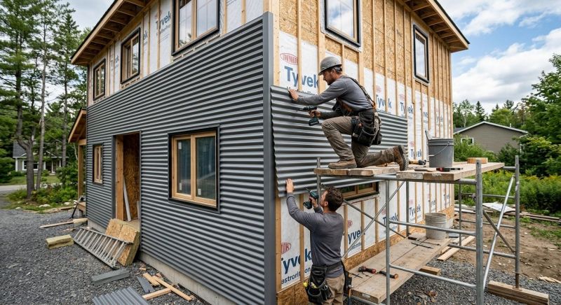 Corrugated Siding Installation in Fayetteville, TN