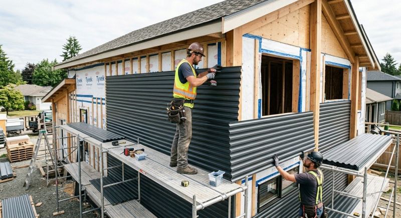 Corrugated Siding Installation in Fayetteville, TN