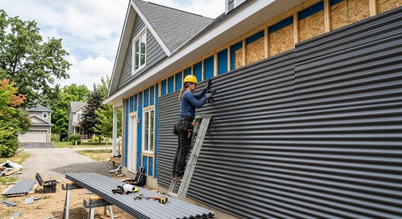 Corrugated Siding Installation in Fayetteville, TN
