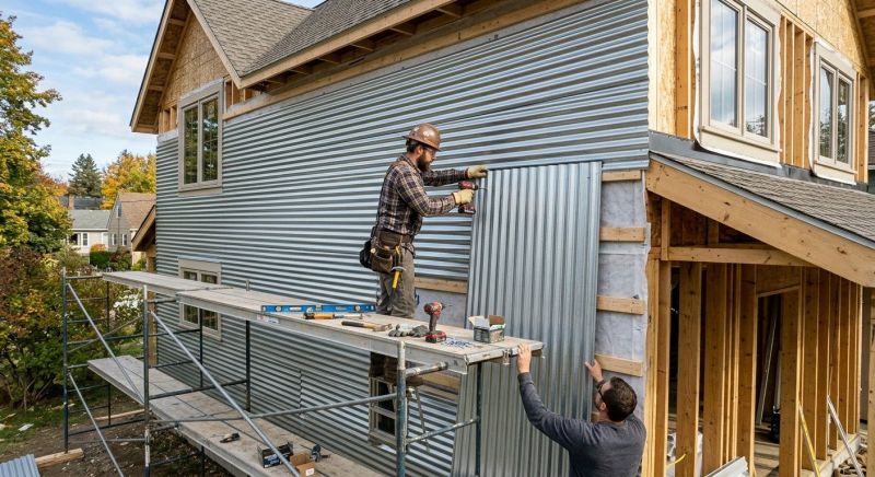 Corrugated Siding Installation in Fayetteville, TN