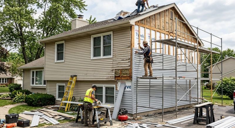 Damaged Siding Replacement in Fayetteville, TN