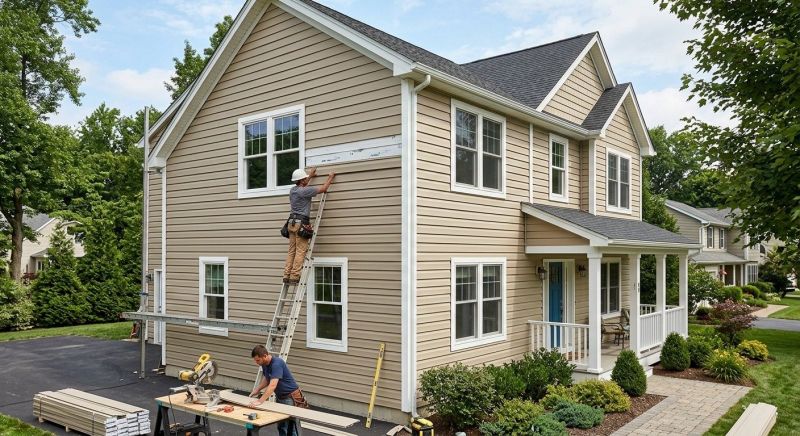 Dutch Lap Siding Installation in Fayetteville, TN