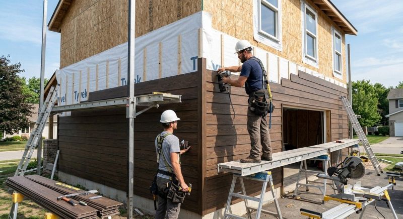 Faux Wood Siding Installation in Fayetteville, TN