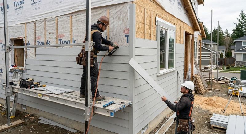 Fiberboard Siding Installation in Fayetteville, TN