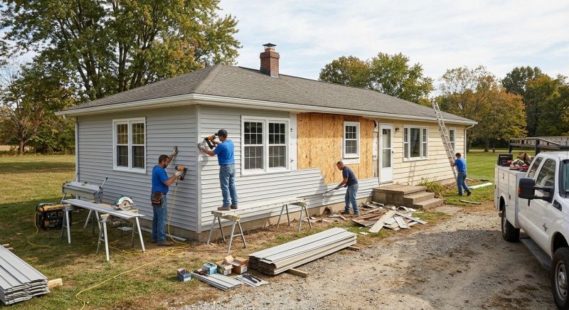 House Siding Replacement in Fayetteville, TN