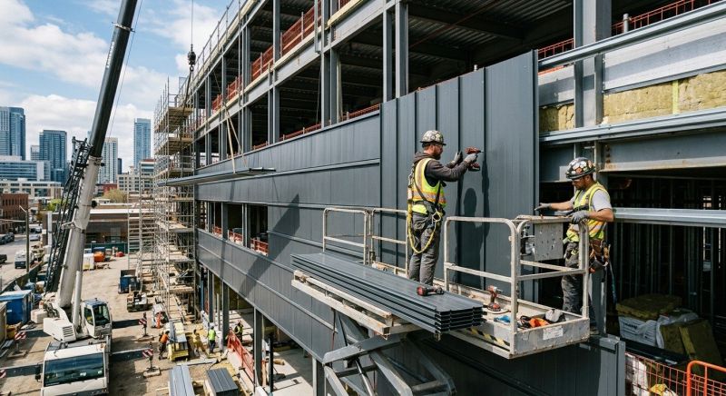 Steel Cladding Installation in Fayetteville, TN