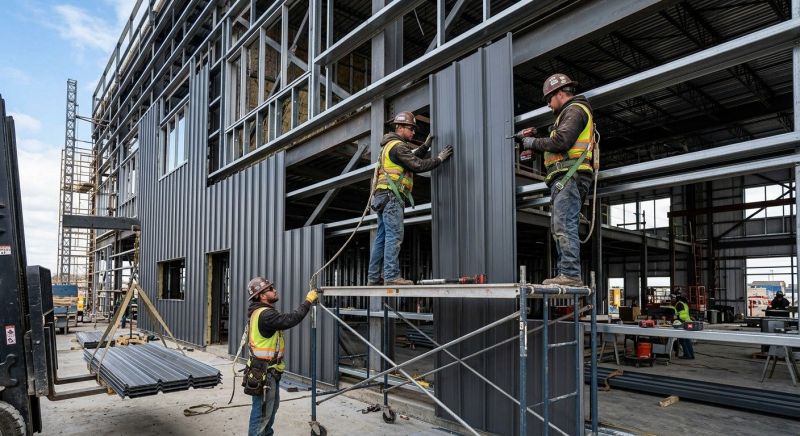Steel Cladding Installation in Fayetteville, TN