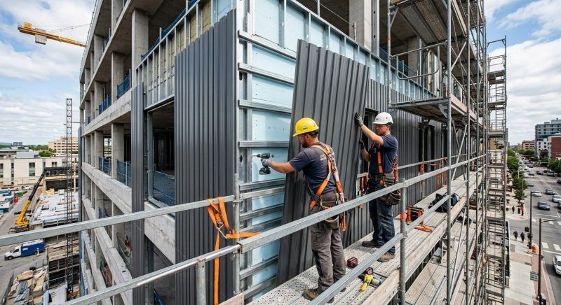 Steel Cladding Installation